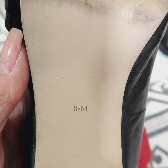 Bison bison Michele Bigot Low Heels Sz: 8.5 - Picture 11 of 12
